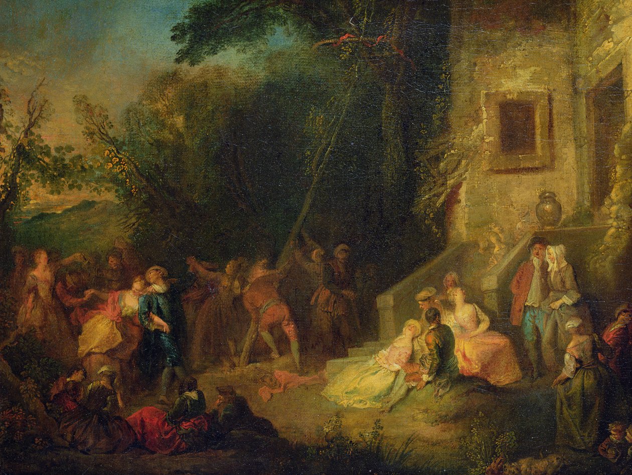 Plantning af majstang af Pierre Antoine Quillard