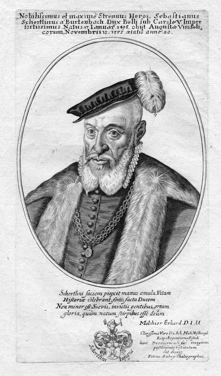 graveret portræt af Pierre Aubry