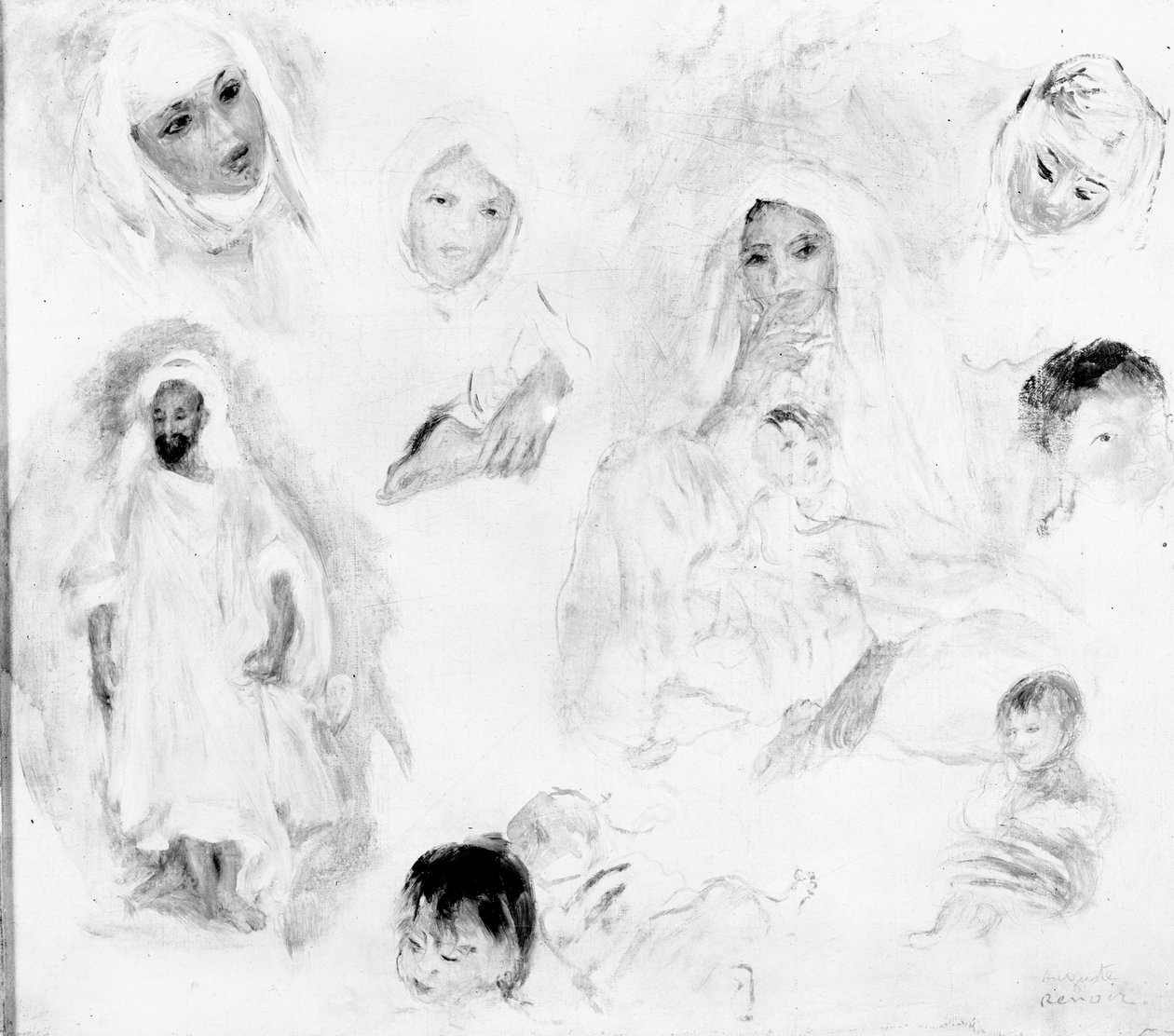 Arabere, 1881-82 af Pierre Auguste Renoir