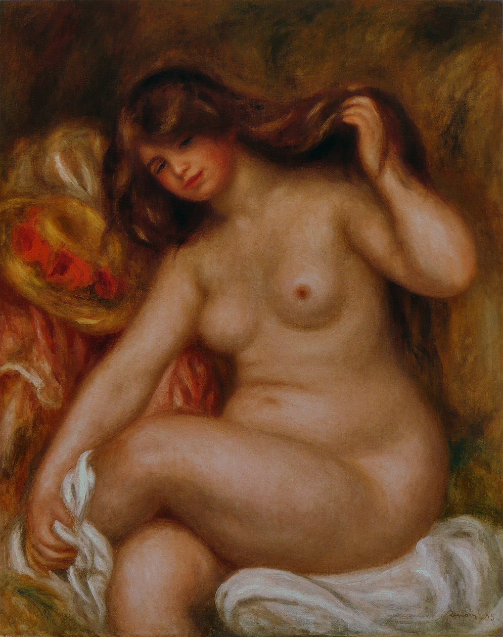 Baigneuse af Pierre Auguste Renoir