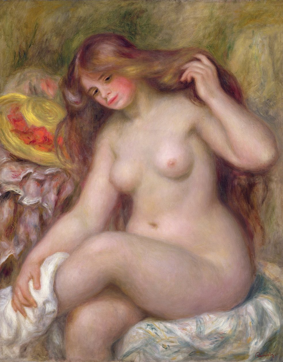 Bademand, ca. 1903 af Pierre Auguste Renoir