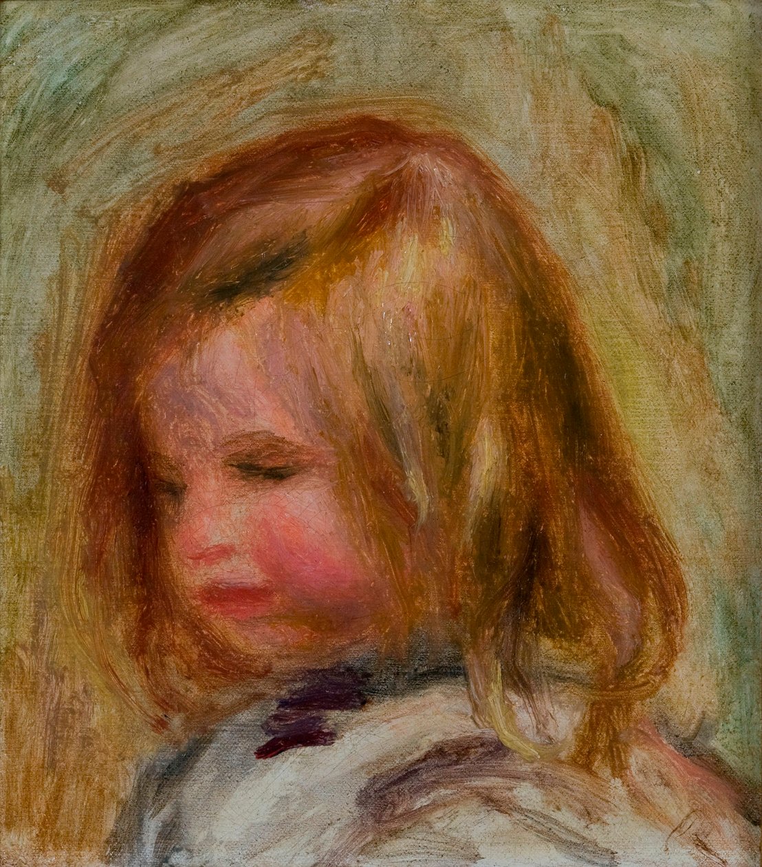 Coco buste af Pierre Auguste Renoir