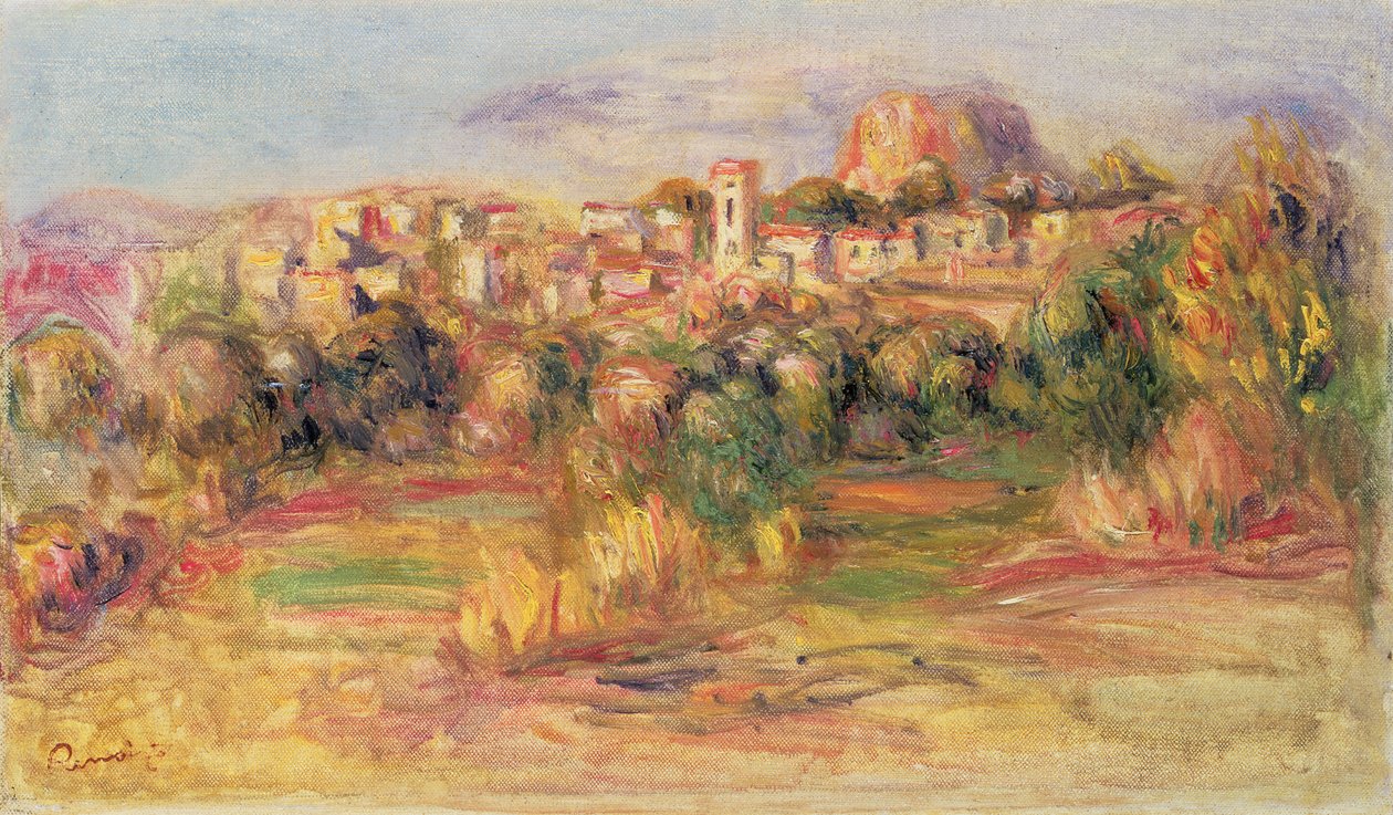 Cagnes, ca. 1900 af Pierre Auguste Renoir