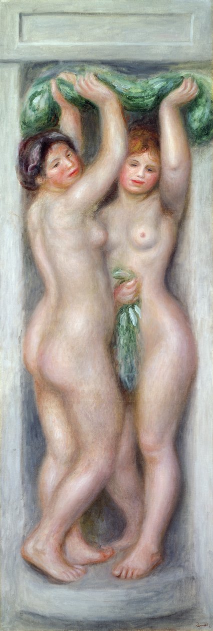 Karyatider, ca. 1910 af Pierre Auguste Renoir