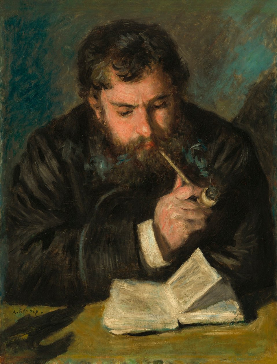Claude Monet af Pierre Auguste Renoir