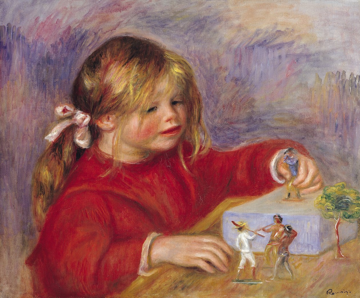 Claude Renoir (f.1901) ved Play, 1905 (se også 287547) af Pierre Auguste Renoir