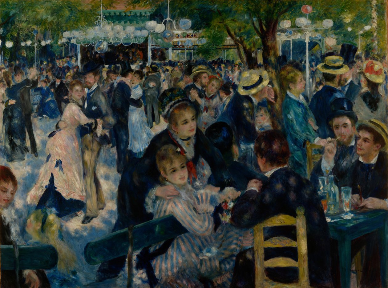 Dans på Le Moulin de la Galette af Pierre Auguste Renoir