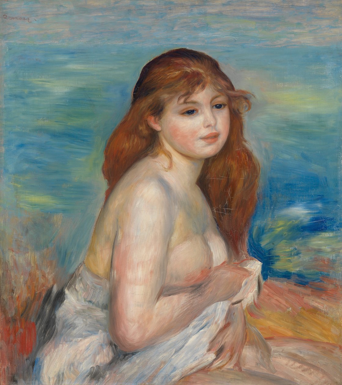 Efter badeværelset af Pierre Auguste Renoir