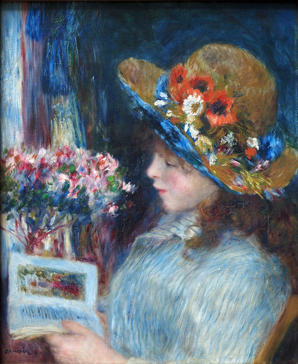 Læsning af piger af Pierre Auguste Renoir