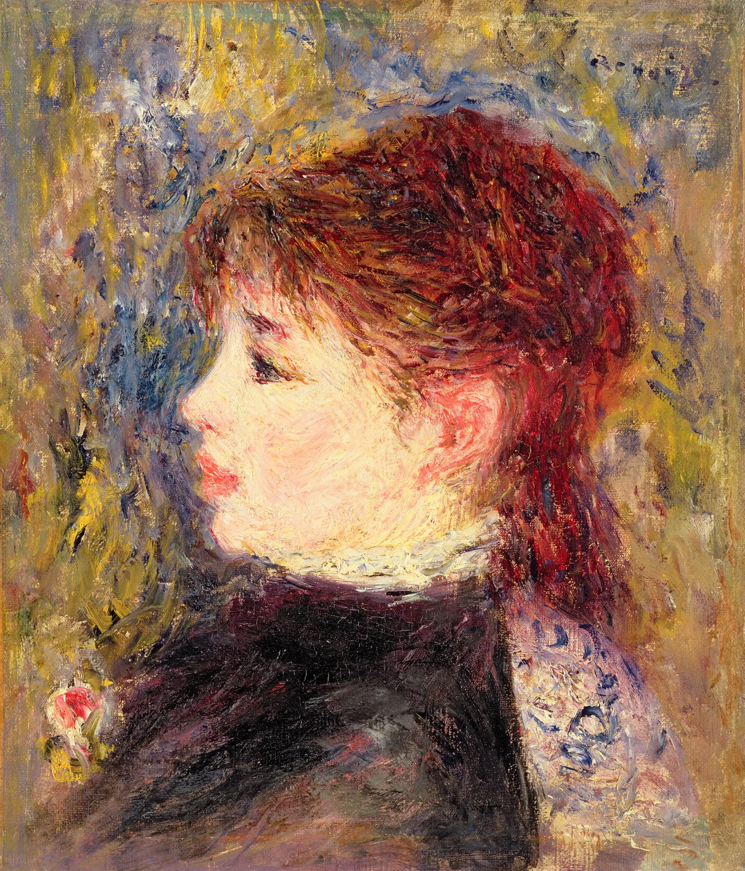 Leder af Margot, c.1878-79 af Pierre Auguste Renoir