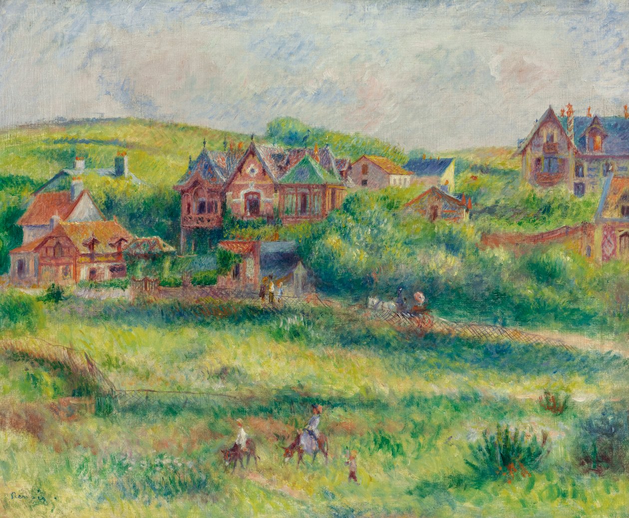 CHÂLET DE BLANCHE PIERSON I POURVILLE af Pierre Auguste Renoir