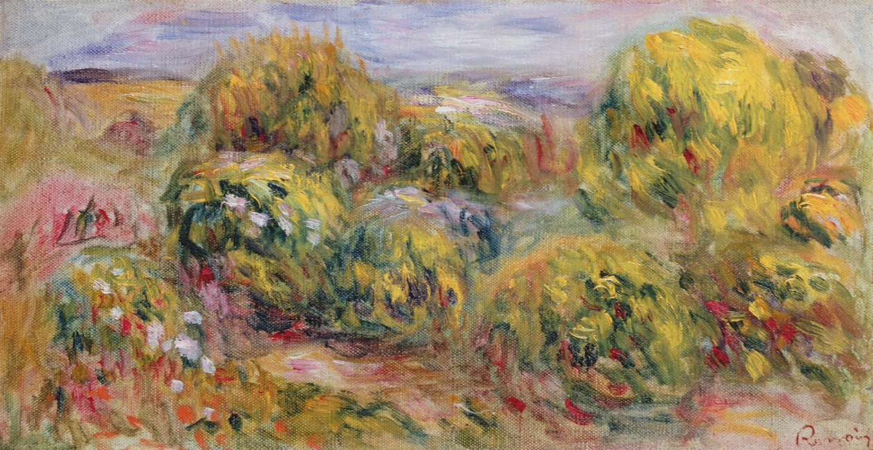 Landskab, 1916 af Pierre Auguste Renoir