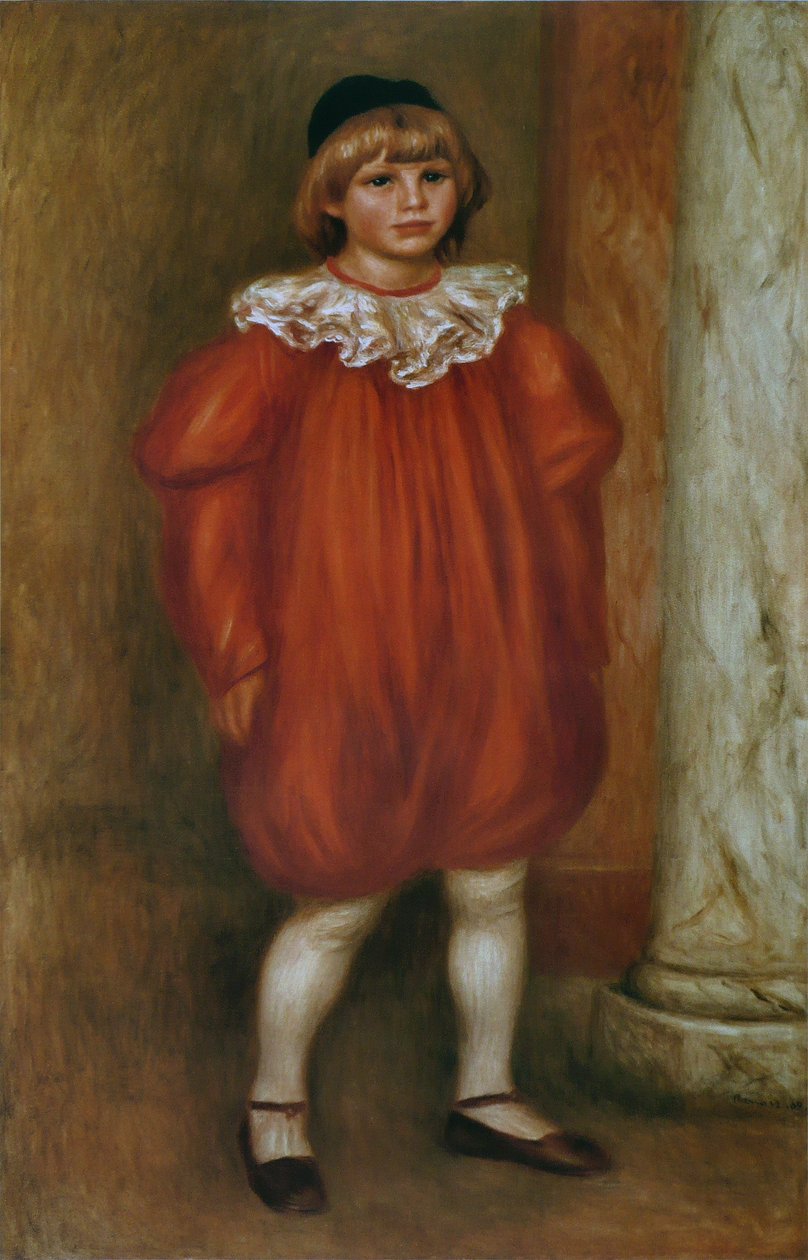 Klovnen (Claude Renoir) af Pierre Auguste Renoir
