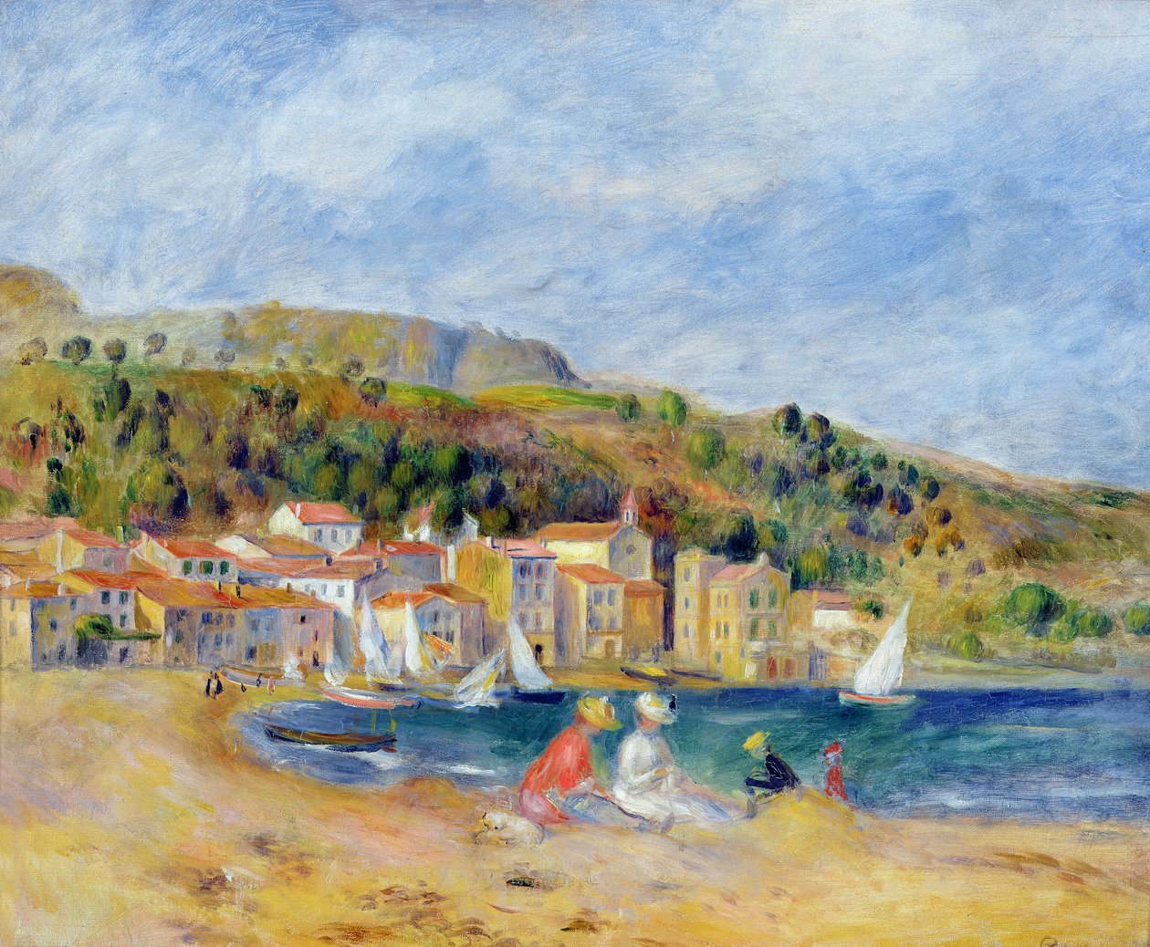 Le Lavandou af Pierre Auguste Renoir