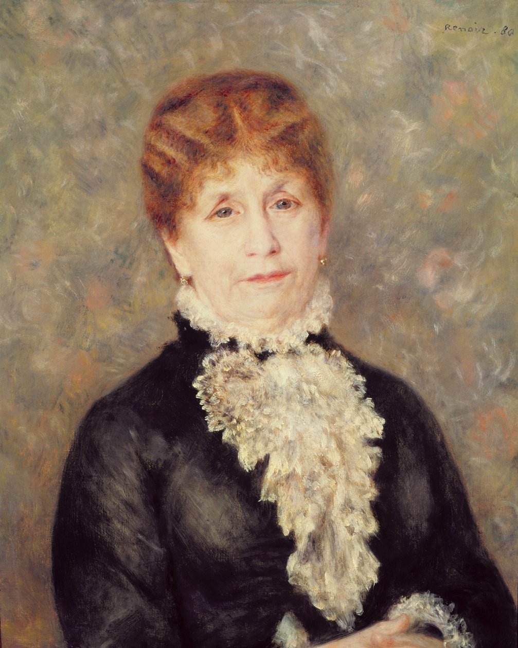 Madame Eugene Fould, 1880 af Pierre Auguste Renoir