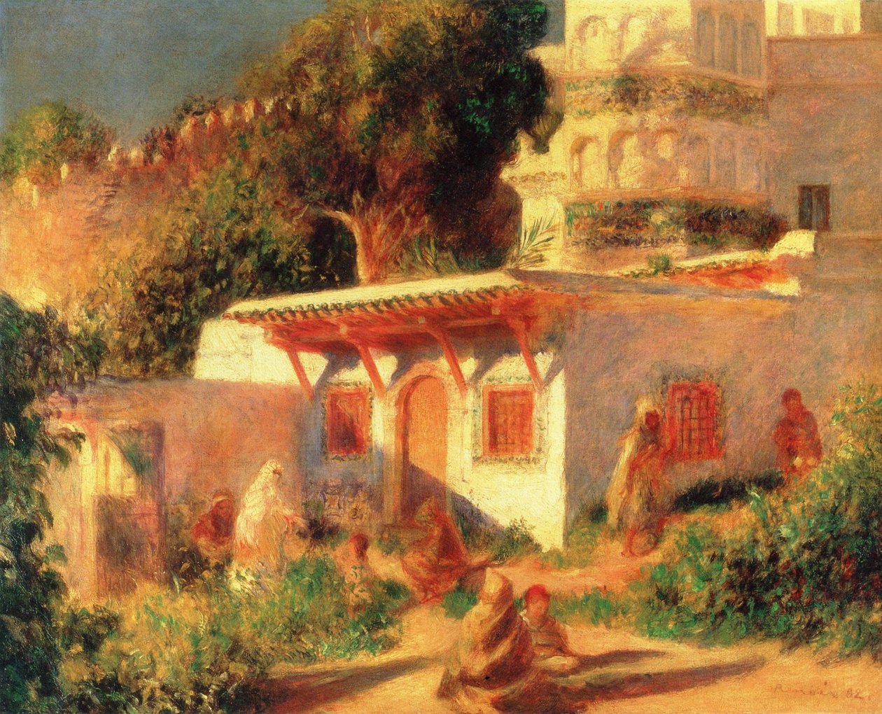 Moske i Algier af Pierre Auguste Renoir