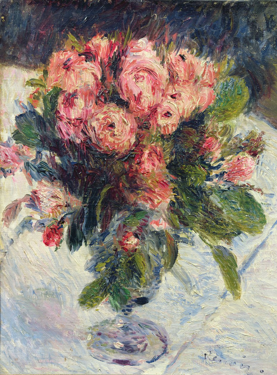 Moss-Roses, c.1890 af Pierre Auguste Renoir