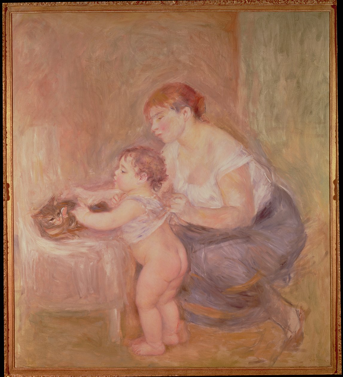 Mor og Barn af Pierre Auguste Renoir