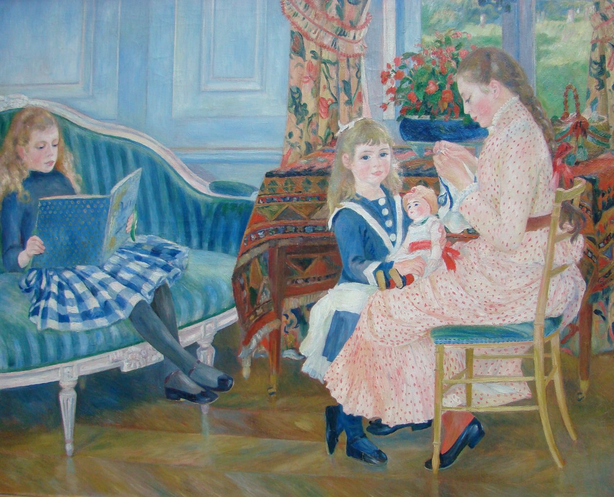 Børns eftermiddag i Wargemont af Pierre Auguste Renoir