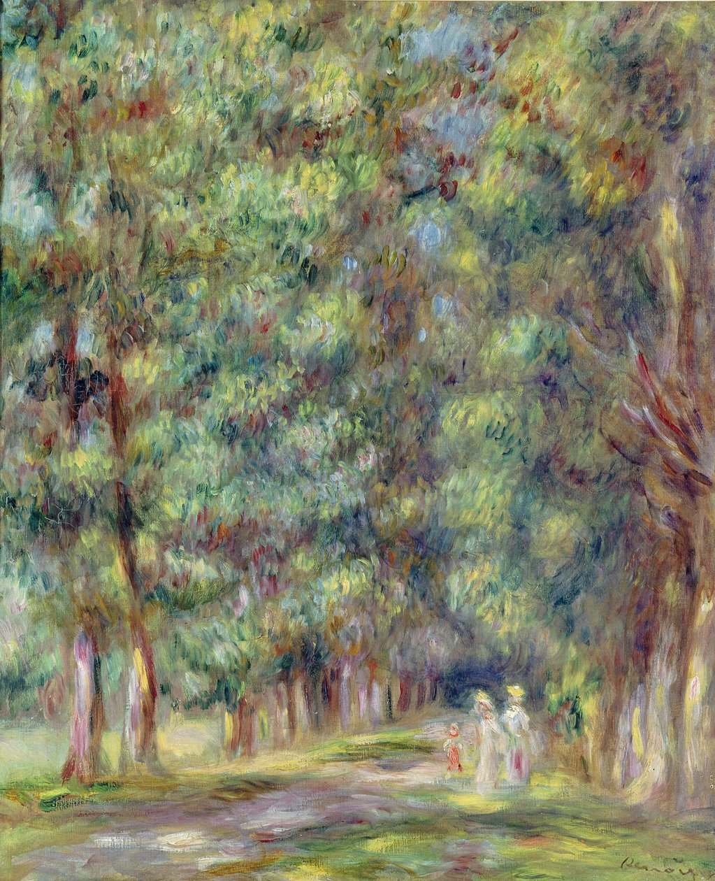 Sti i en skov, 1910 af Pierre Auguste Renoir