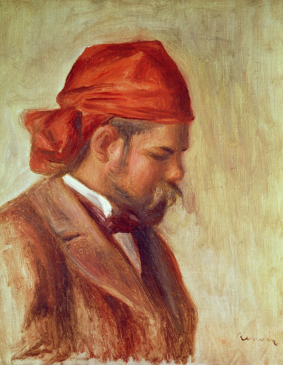 Portræt af Ambroise Vollard (1868-1939) af Pierre Auguste Renoir