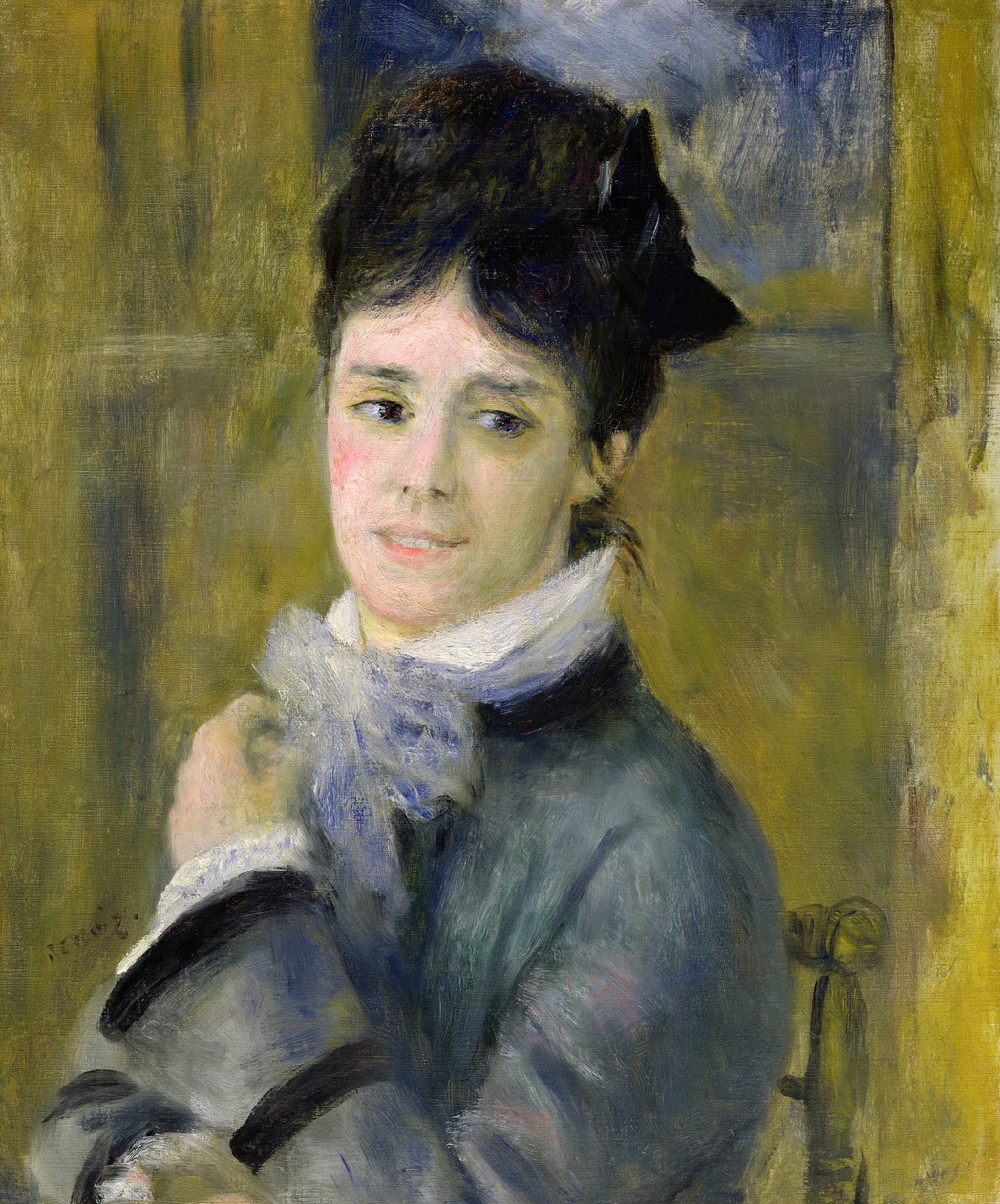Portræt af Madame Claude Monet (1847-79) 1872 af Pierre Auguste Renoir