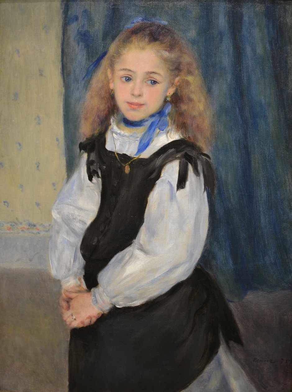 Portræt af Mademoiselle Legrand af Pierre Auguste Renoir