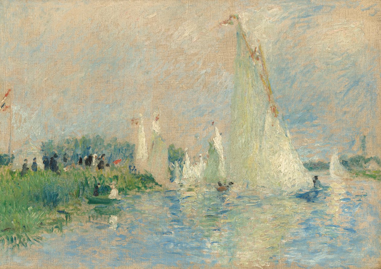 Regatta i Argenteuil af Pierre Auguste Renoir