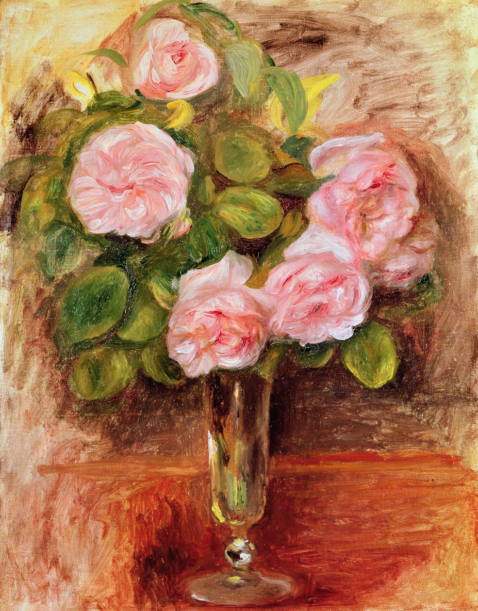 Roser i en vase, 1905 af Pierre Auguste Renoir