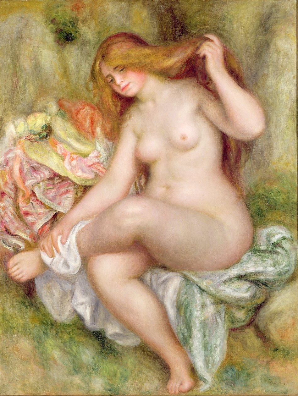 Siddende Bader, 1903-06 af Pierre Auguste Renoir