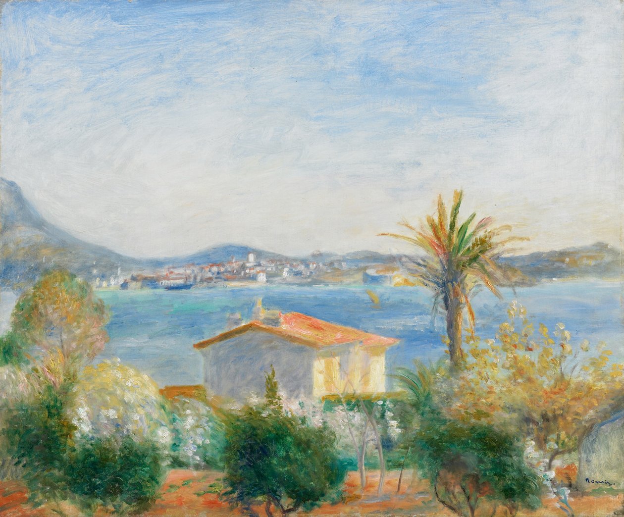Tamaris, Frankrig, ca.1885 af Pierre Auguste Renoir