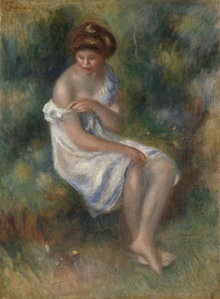 Bademanden, ca.1900 af Pierre Auguste Renoir