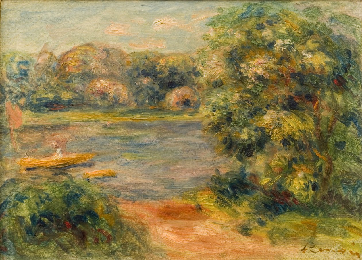 Båden på søen, 1901 af Pierre Auguste Renoir