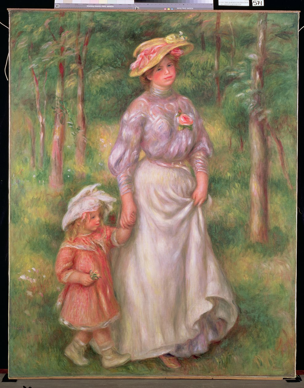 Promenaden, ca. 1906 af Pierre Auguste Renoir