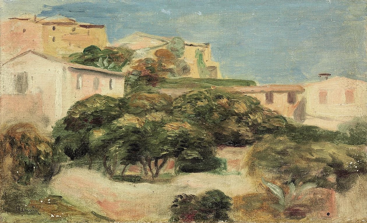 Udsigt over Cagnes af Pierre Auguste Renoir