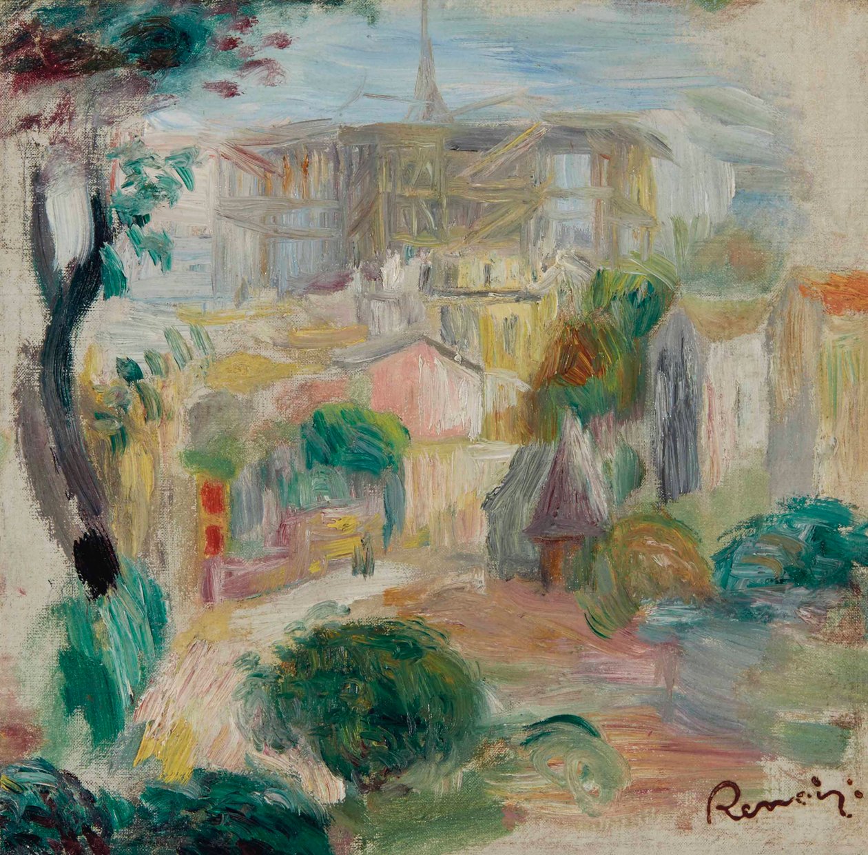 Udsigt over det hellige hjerte af Pierre Auguste Renoir