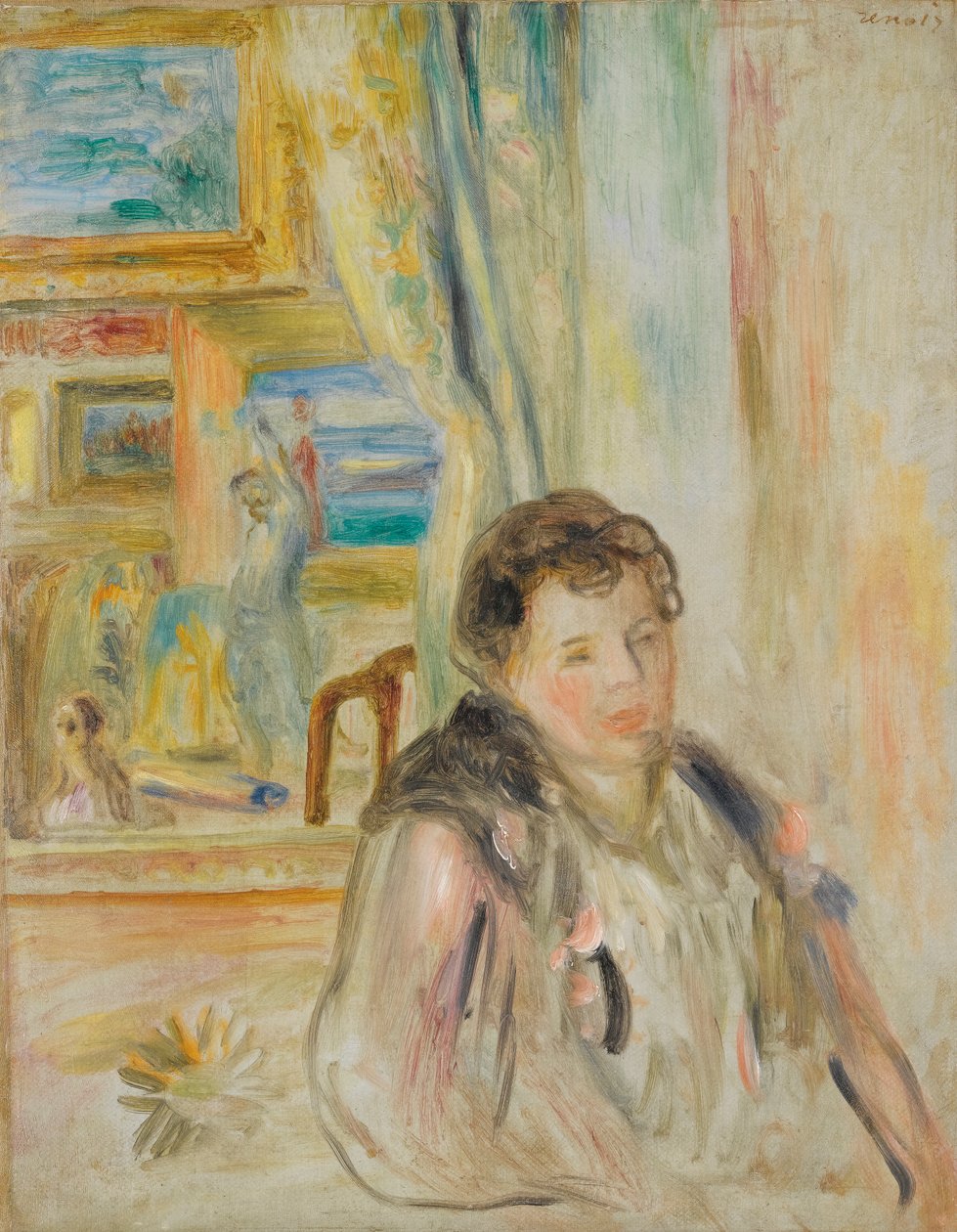 Kvinde i et interiør af Pierre Auguste Renoir