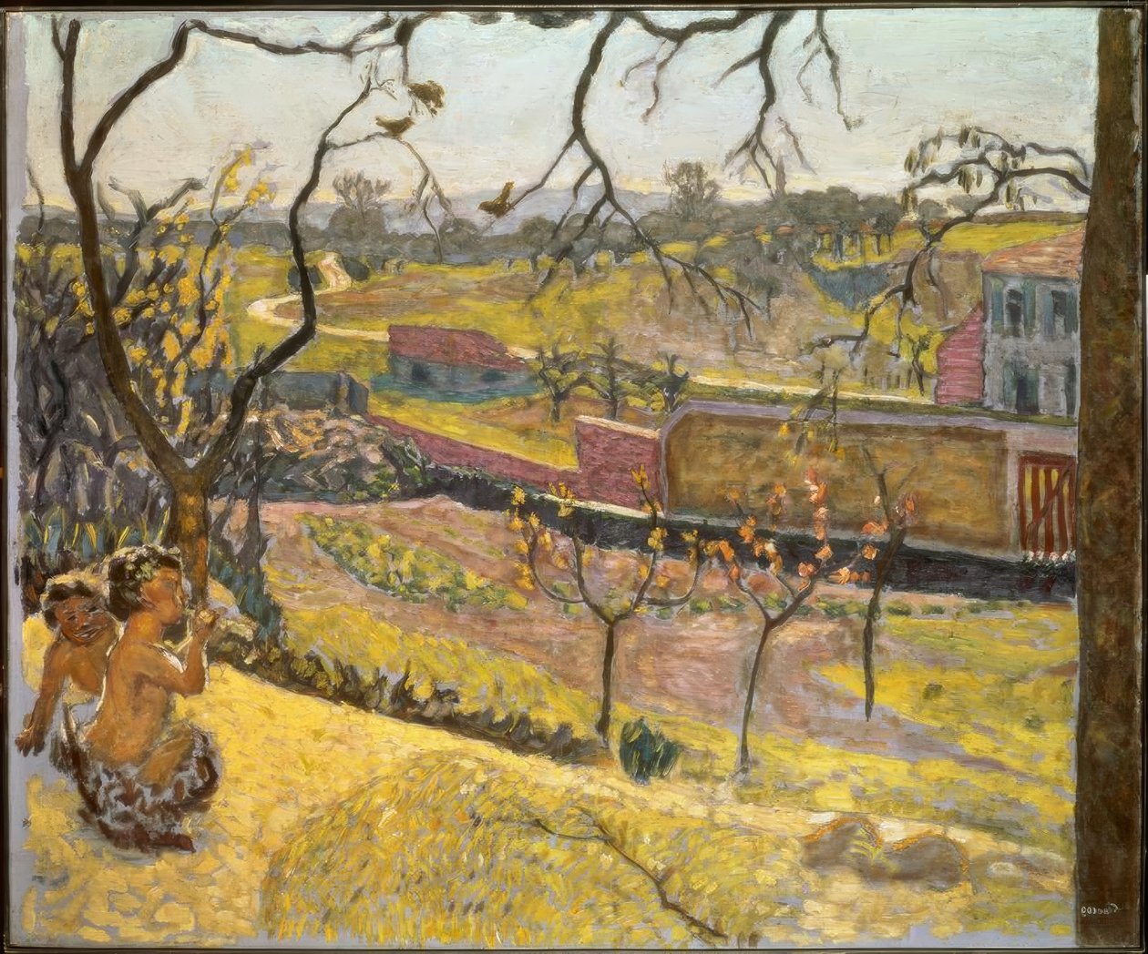 Begyndelsen af ​​foråret. Små fauner af Pierre Bonnard