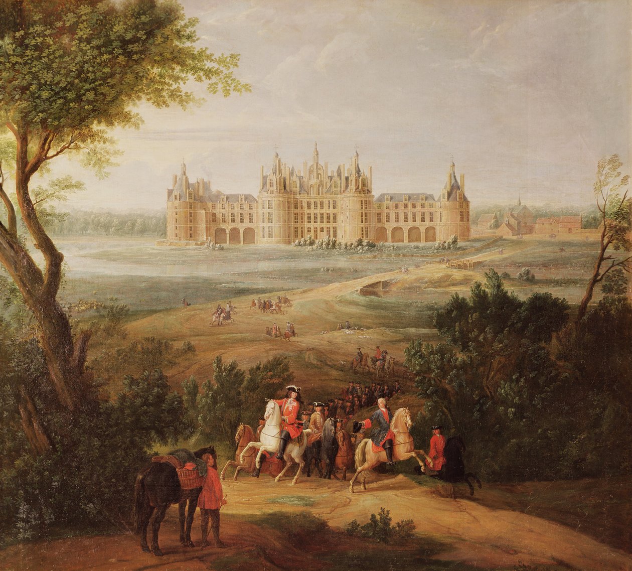 Chateau de Chambord, 1722 af Pierre Denis Martin