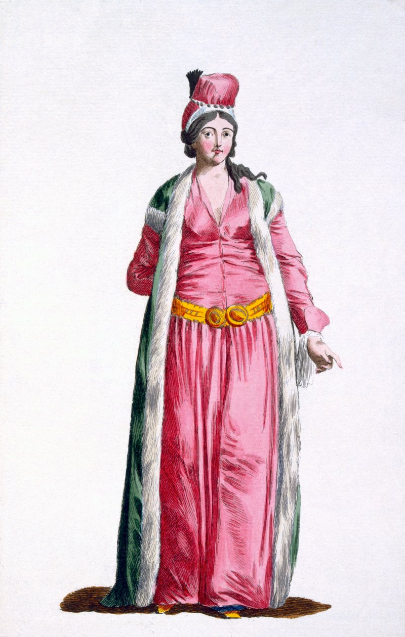En adelskvinde af Smyrna i Tyrkiet, 1780 af Pierre Duflos