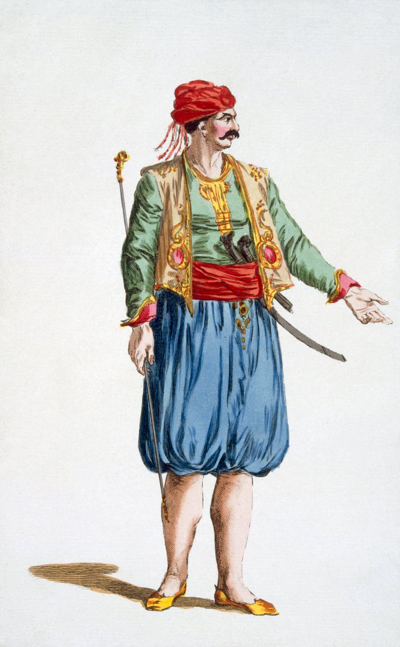 En soldat fra den tyrkiske flåde, 1780 af Pierre Duflos