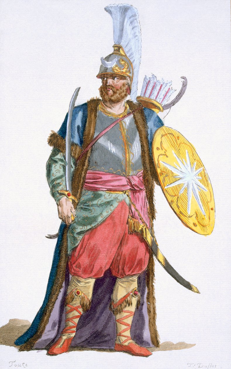 Chef for Saphis, 1780 af Pierre Duflos