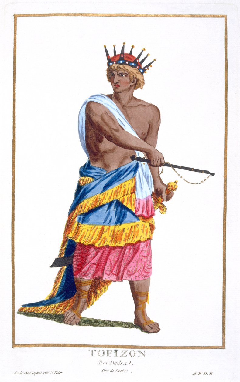 Kong Tofizon af Dadra, 1780 af Pierre Duflos