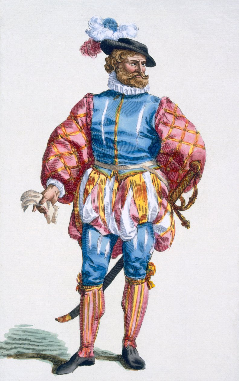 Officer i den schweiziske hær, 1780 af Pierre Duflos