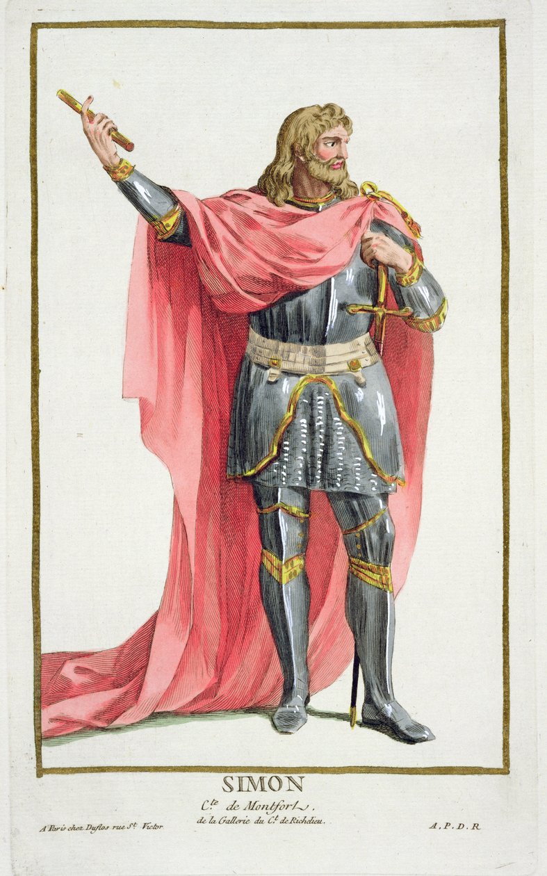 Simon de Montfort (ca. 1165-1218) fra 