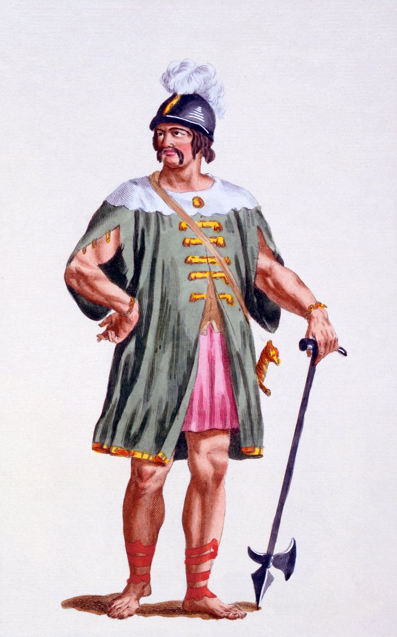 Soldat af Danmark, 1780 af Pierre Duflos