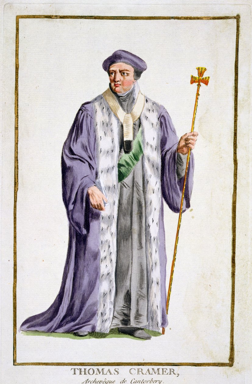 Thomas Cranmer (1489-1556) Ærkebiskop af Canterbury (1533-56) fra 