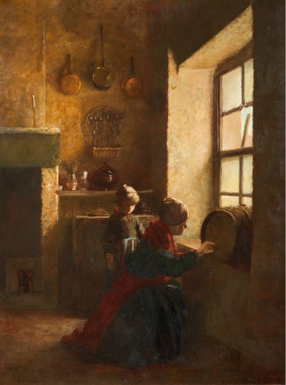 Tryk på tønden af Pierre Edouard Frere