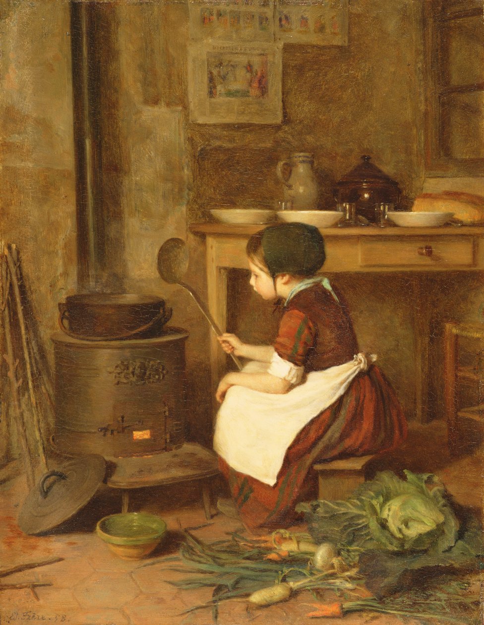 Den lille kok, 1858 af Pierre Edouard Frere