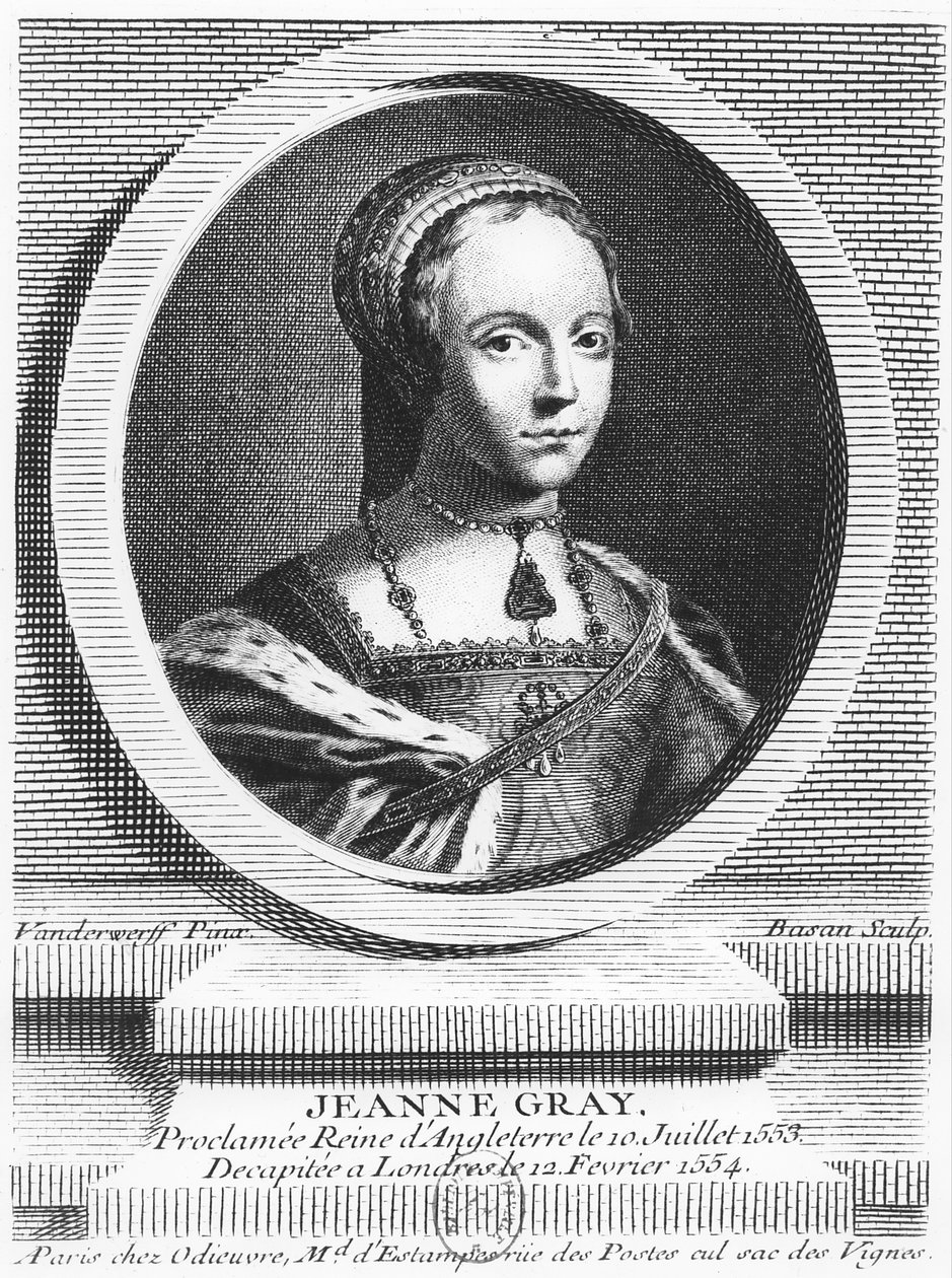 Lady Jane Grey af Pierre François Basan